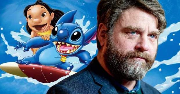 "Zach Galifianakis" Protagonizará el remake en acción real de (Lilo & Stitch).