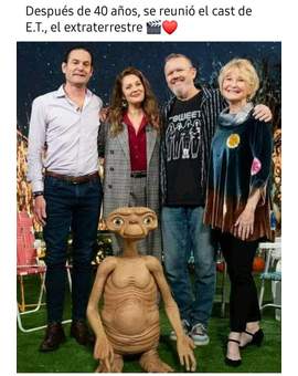 Imagen: (E.T El Extraterrestre) 40 años después.