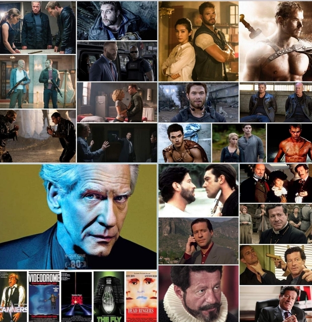 Cumplen Años "Jai Courtney, Kellan Lutz, David Cronenberg y Joaquim de Almeida" Vuestras Películas?.
