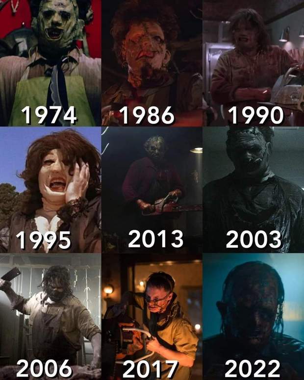 "Leatherface" a través de los años. Cuál es vuestro favorito?