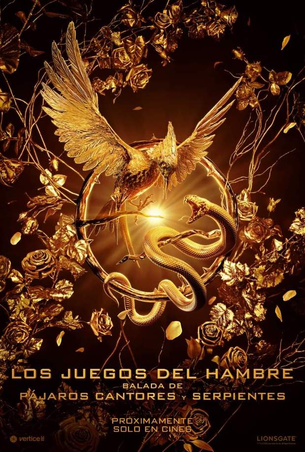 Primer Póster de (Los juegos del hambre: Balada de pájaros cantores y serpientes).