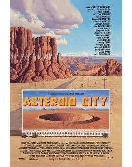 Póster de (Asteroid City) de "Wes Anderson".
