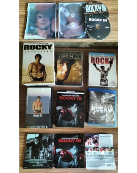 Mi Colección y Steelbook de (Rocky III).