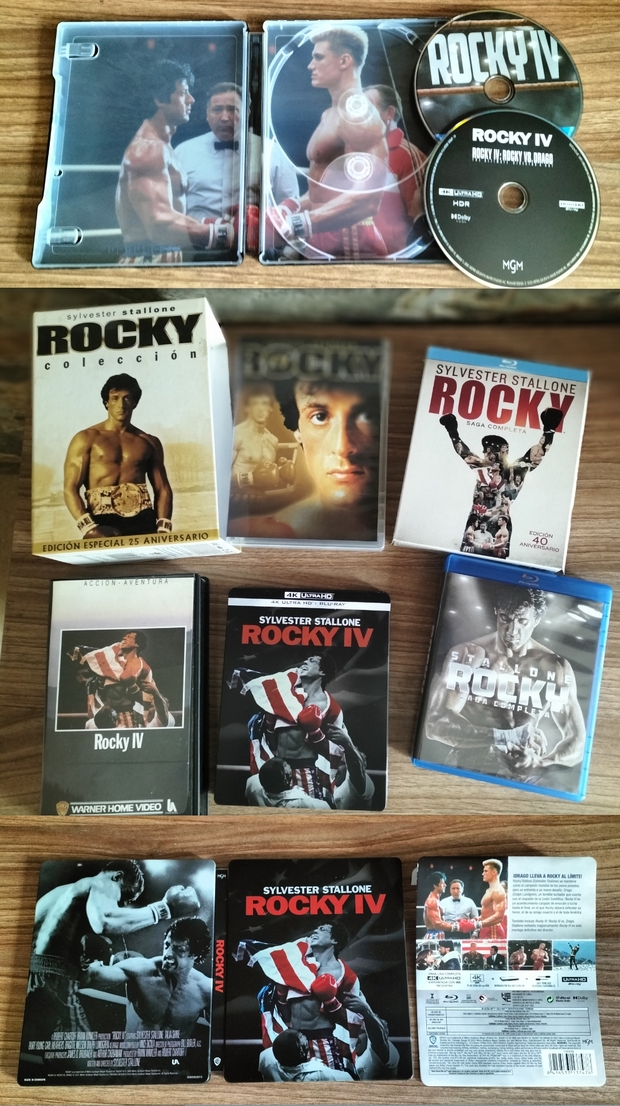 Mi Colección y Steelbook de (Rocky IV)