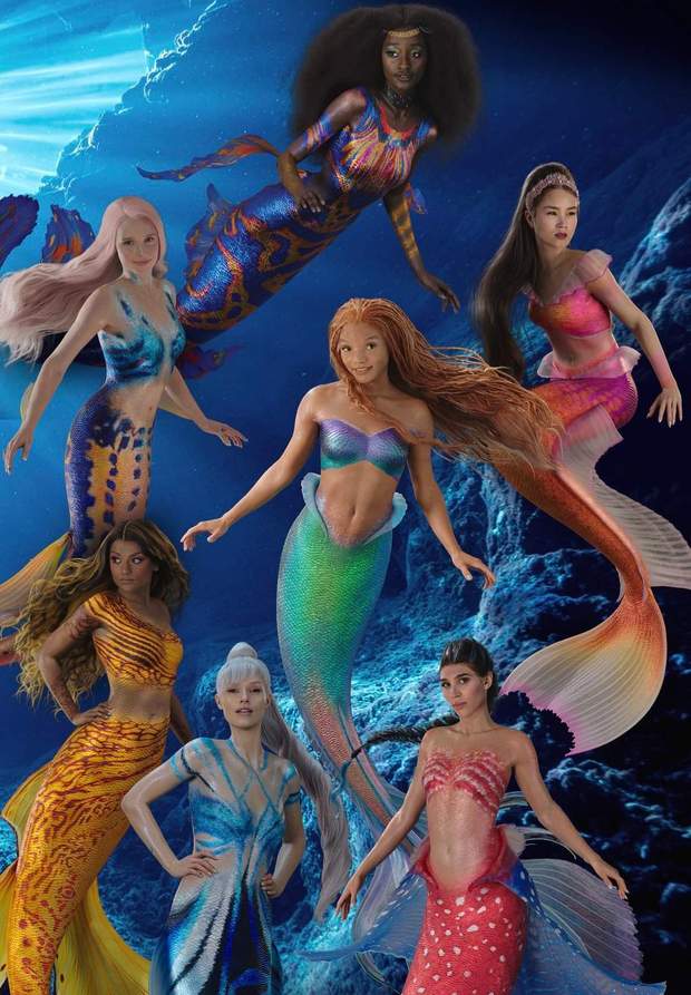 Primer vistazo a las hijas del Rey Tritón que veremos en el Live action de (La Sirenita) 25 de mayo 