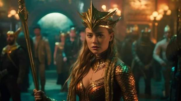 Se revela la primera imagen de "Amber Heard" en (Aquaman: and the Lost Kingdom).