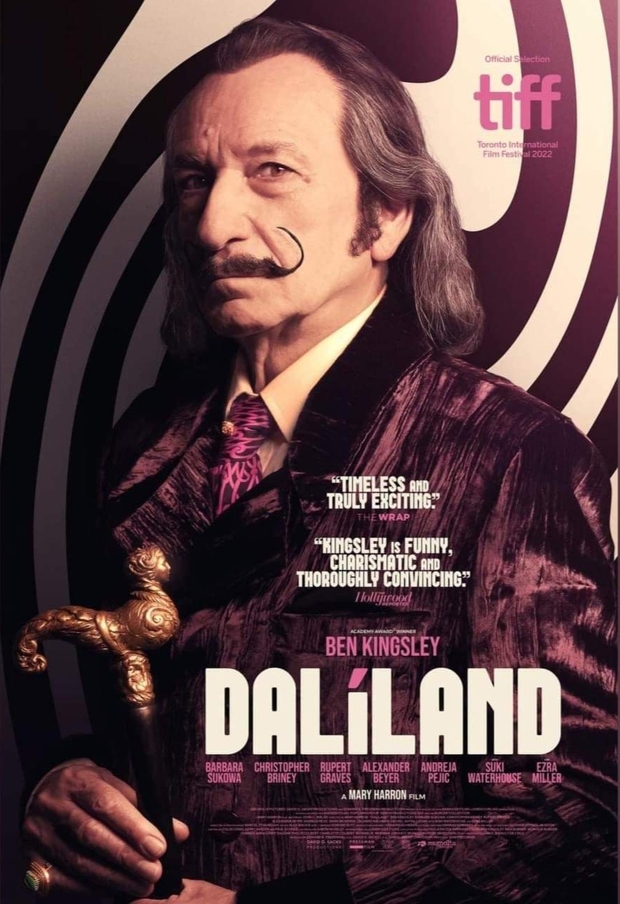 Póster de (Dalíland). "Ben Kingsley será Salvador Dalí".