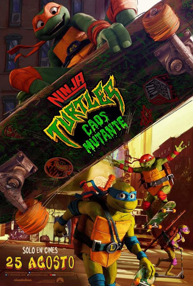 Nuevo Póster de (Ninja Turtles: Caos Mutante).
