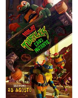 Nuevo Póster de (Ninja Turtles: Caos Mutante).
