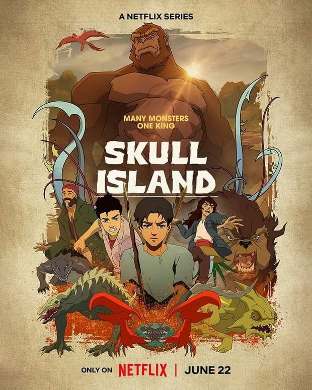 Tráiler y fecha de estreno de la serie (Skull Island) para Netflix.