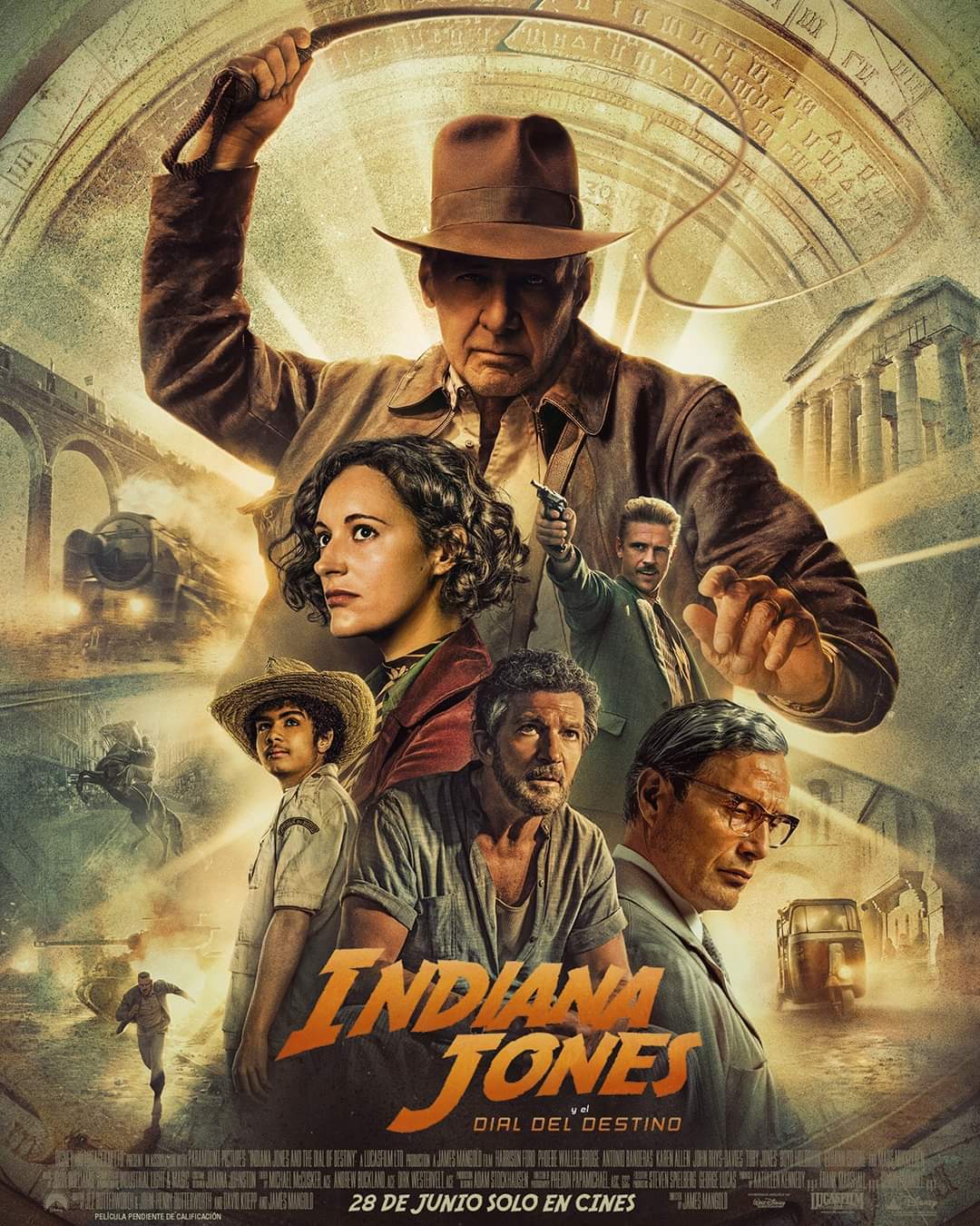 Pósters de los personajes de Indiana Jones y el Dial del Destino