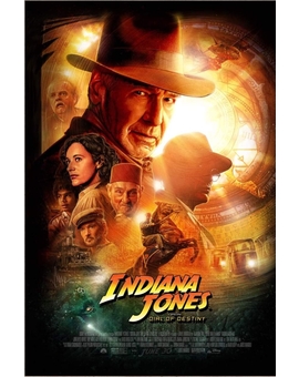 Póster Fan Art de (Indiana Jones y El Dial del Destino) por Paul Shipper.