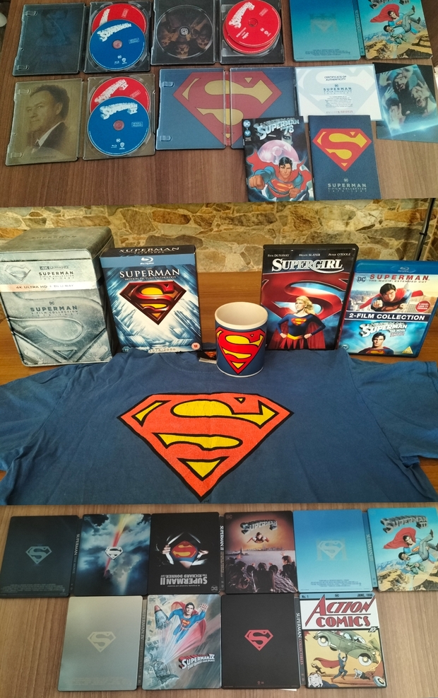 Mi Colección y Steelbooks de (Superman).