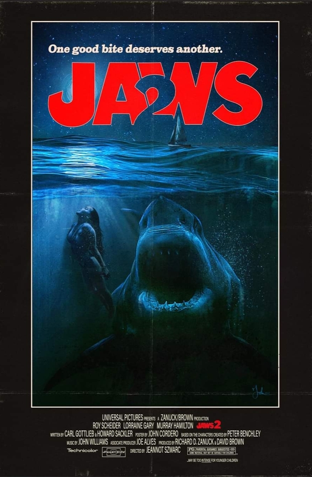 Póster Fan Art de (Tiburón 2) por John Cordero.