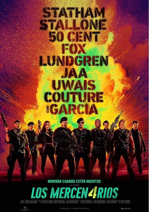 Póster de (Los Mercenarios 4).