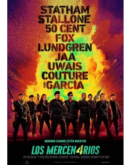 Póster de (Los Mercenarios 4).