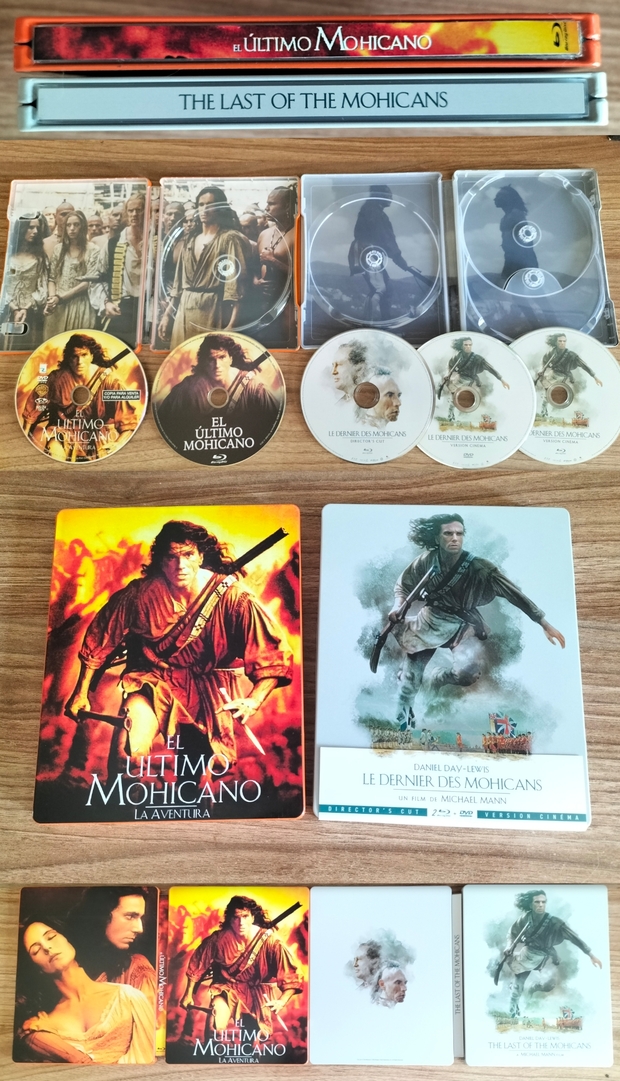Mi Colección Steelbook y Custom de (El Último Mohicano).