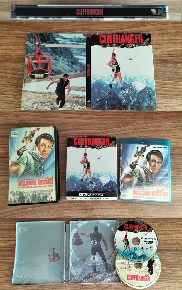 Mi Colección y Steelbook de (Máximo Riesgo).