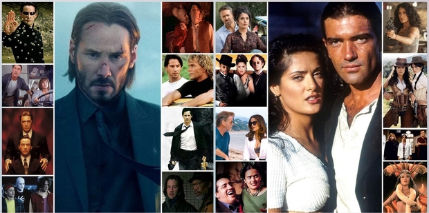 Hoy Cumplen Años "Keanu Reeves y Salma Hayek". Vuestras Películas Favoritas?.