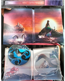 Mi Steelbook de (La Sirenita). Recibido.