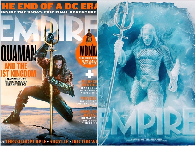 Portada de EMPIRE de (Aquaman: El Reino Caído).