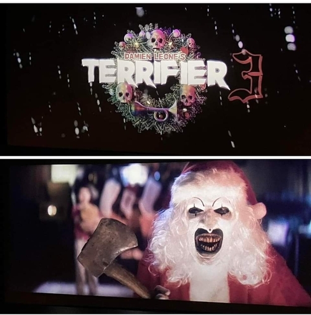 (Terrifier 3) Primeras imágenes de la película que se estrenará en octubre del 2024.