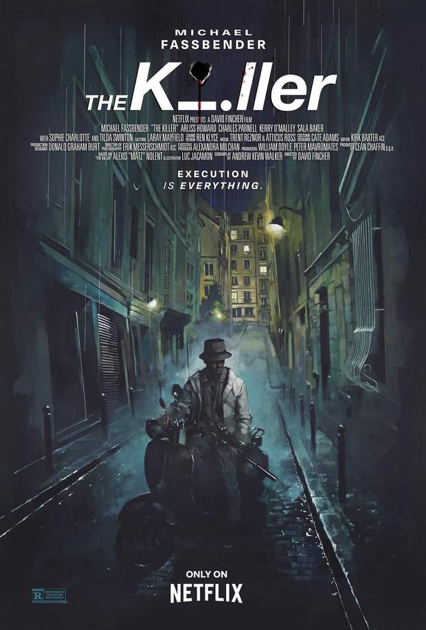 Póster de (El Asesino) de "David Fincher".