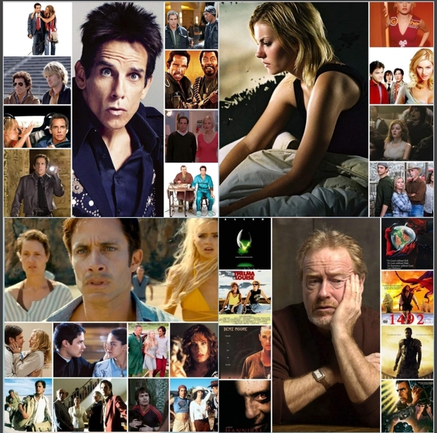 Cumplen Años "Ben Stiller, Elisha Cuthbert, Riddley Scott y Gael García Bernal " Vuestras Películas?