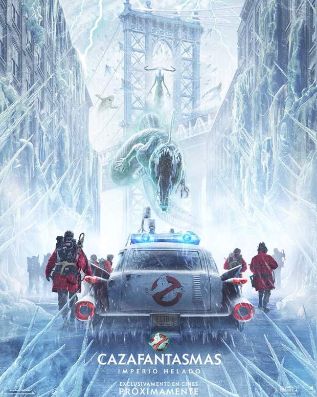 Póster de (Cazafantasmas: Imperio Helado).