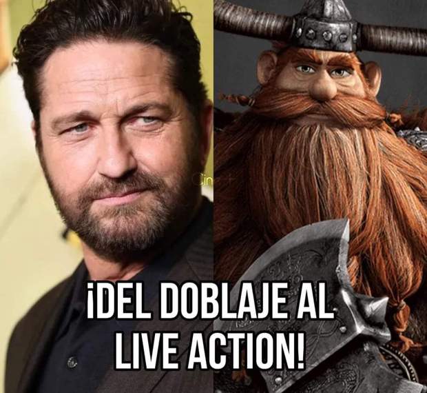 Gerard Butler será "Estoico el Vasto" en el remake en acción real de (Cómo entrenar a tu Dragón).