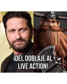 Gerard Butler será "Estoico el Vasto" en el remake en acción real de (Cómo entrenar a tu Dragón).