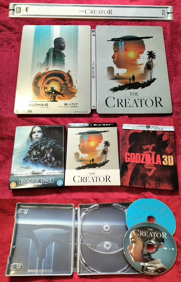 Mi Steelbook de (The Creator).