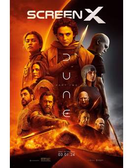 Nuevo Póster Screen X de (Dune: Parte 2).