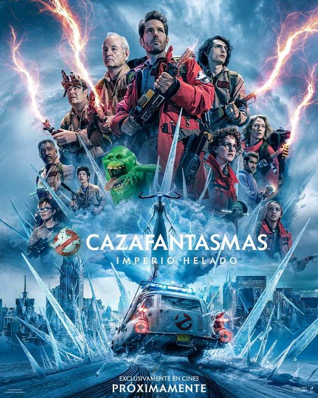 Póster de (Cazafantasmas: Imperio Helado).