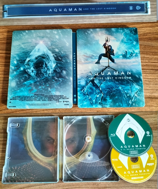 Mi Steelbook de (Aquaman y El Reino Perdido).