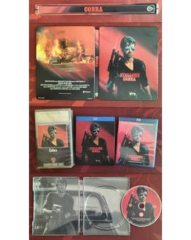 Mi Colección y Steelbook de (Cobra: El Brazo Fuerte de la Ley).