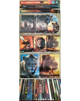 Mi Colección en Steelbook de (El Rey León y Live Action).