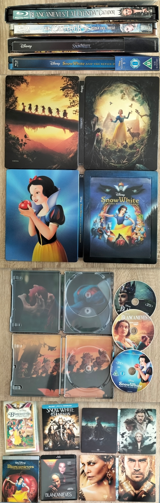 Mi Colección y Steelbooks de (Blancanieves).