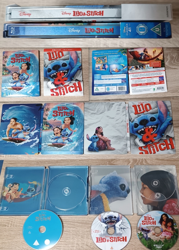 Mi Colección en Steelbook de (Lilo & Stich).
