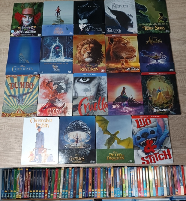 Mi Colección en Steelbook (Live Action y Clásicos Disney).