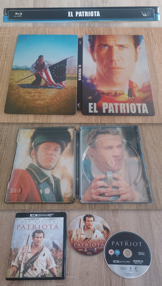 Mi Colección de (El Patriota) y Custom Steelbook.