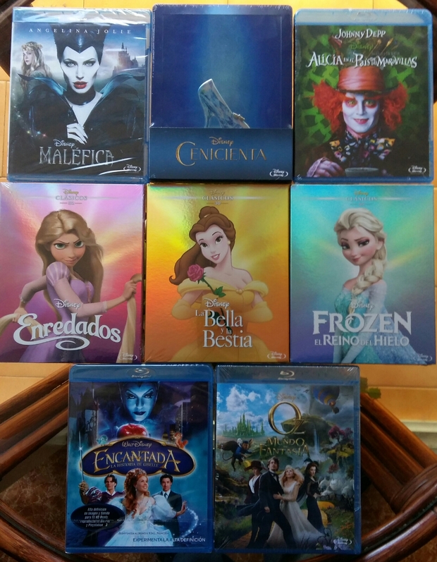 Y para terminar coleccion de Disney en blueray