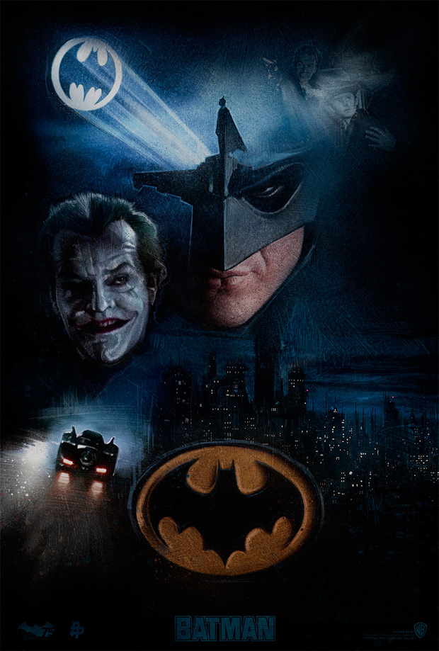 Cartel de BATMAN de Tim Burton