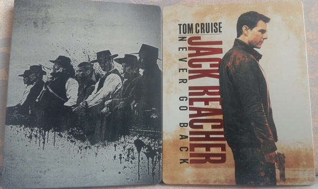 Steelbooks Los 7 Magnificos y Jack Reacher 2