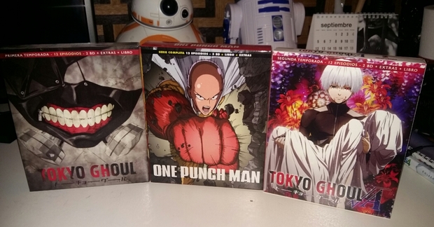 Compritas que he ido haciendo de esta pasada de Animes