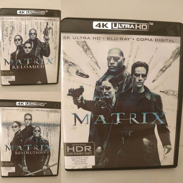 Trilogía de Matrix en 4K
