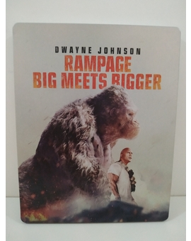 Ya llegó a casa él Steelbook de Rampage en 4K*\0/*