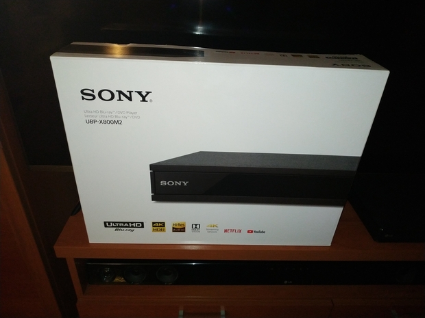 Por fin mé llegó el reproductor 4K de Sony UBP-X800M2