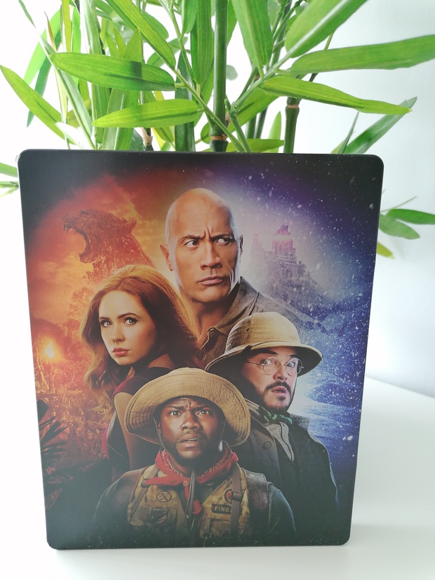 JUMANJI steelbook 2 discos jungla / nivel / frontal