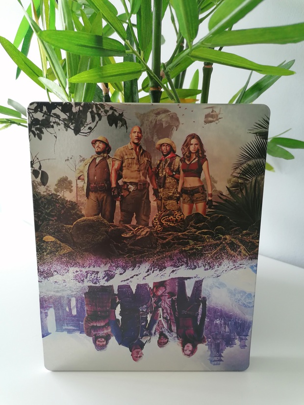 JUMANJI steelbook 2 discos jungla / nivel / trasera